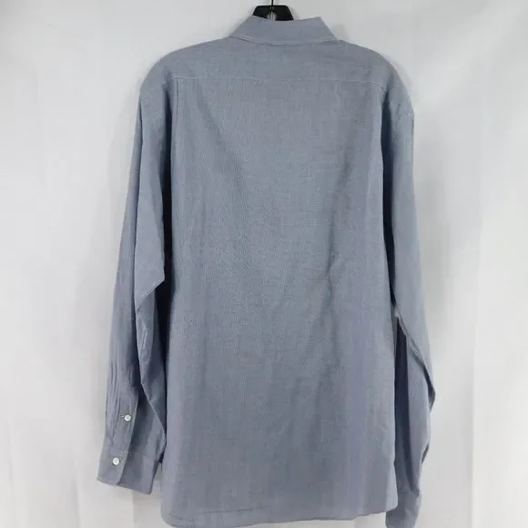 Polo Ralph Lauren Men's Gingham Gray Long Sleeve - Picture 4 of 4
